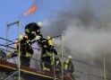 Dachstuhlbrand Koeln Poll Geislarerstr P206